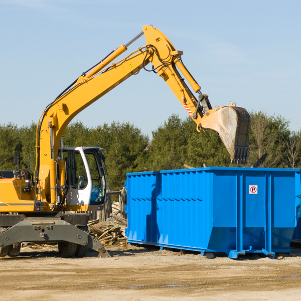 can i choose the location where the residential dumpster will be placed in Mount Vernon Oregon